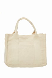 Zoozie Bags Bolso Tote de Lona Crema
